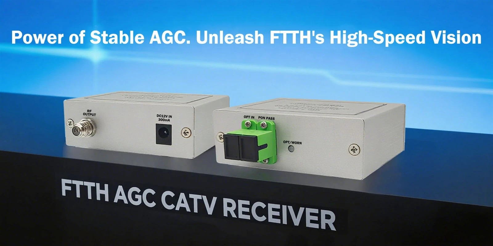 FTTH AGC CATV RECEIVER
